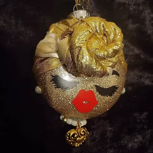 richie auntie wrapdolled up ornament richie auntie wrapdolled up ornament